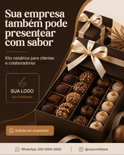 Prévia da arte de presentes para empresas